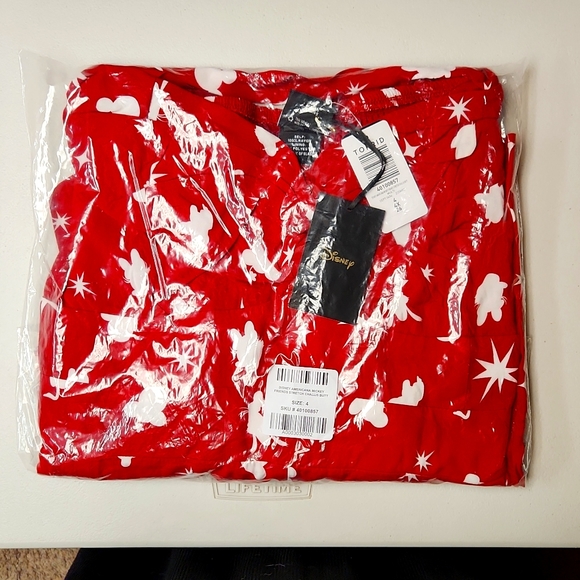 NWT TORRID ROMPER - DISNEY MINNIE MICKEY MOUSE - POLKA DOT STAR PRINT AMERICANA - Picture 4 of 16